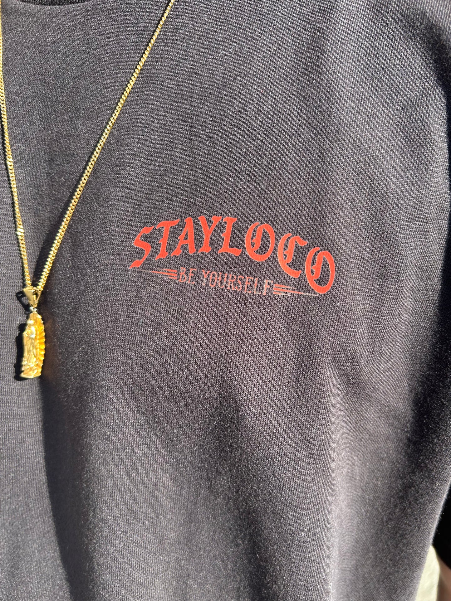 "HOME IS WHERE THE HEART IS" Black Unisex Heavyweight Tee