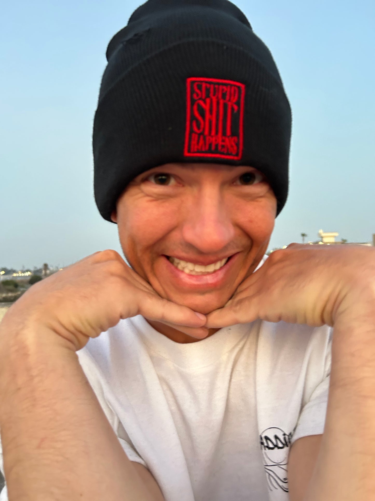 "STUPID SH!T HAPPENS" Beanie