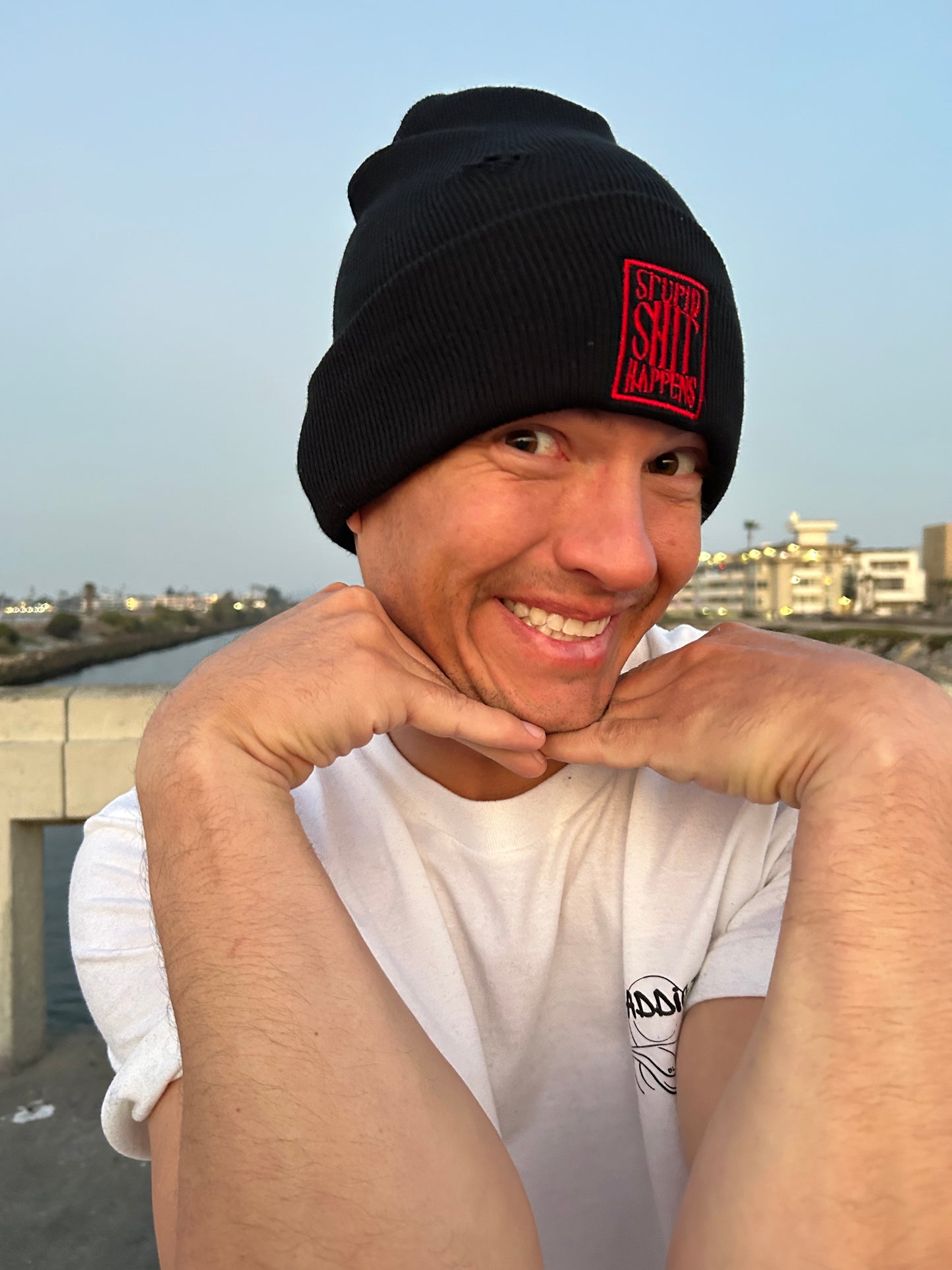 "STUPID SH!T HAPPENS" Beanie
