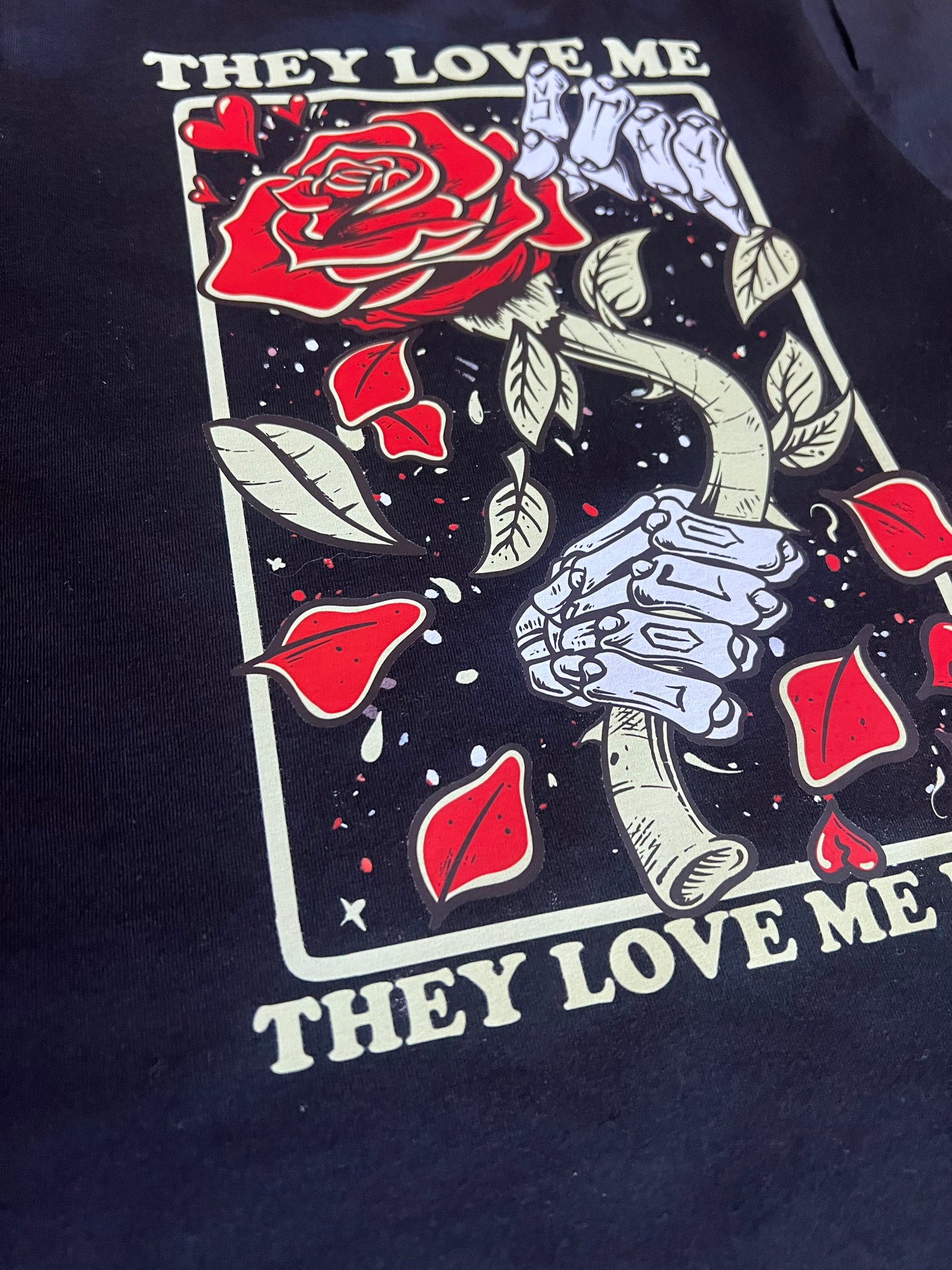 "THEY LOVE ME, THEY LOVE ME NOT" Black Kids Tee