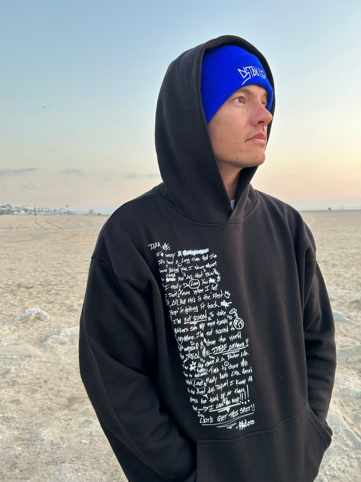 "DEAR ME" Black Hoodie