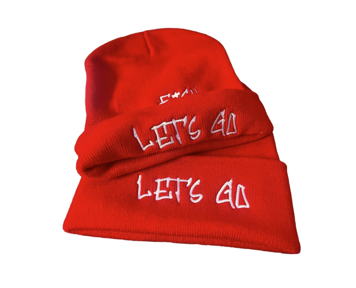 “LET’S GO...F” Special Surprise Red Beanie