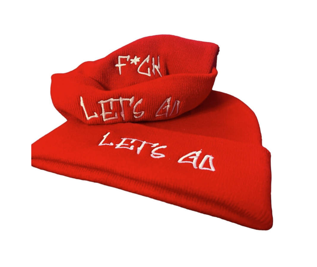 “LET’S GO...F” Special Surprise Red Beanie