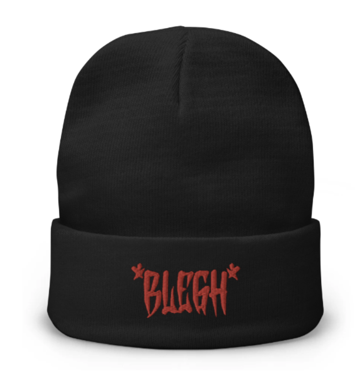 *BLEGH* Black Beanie