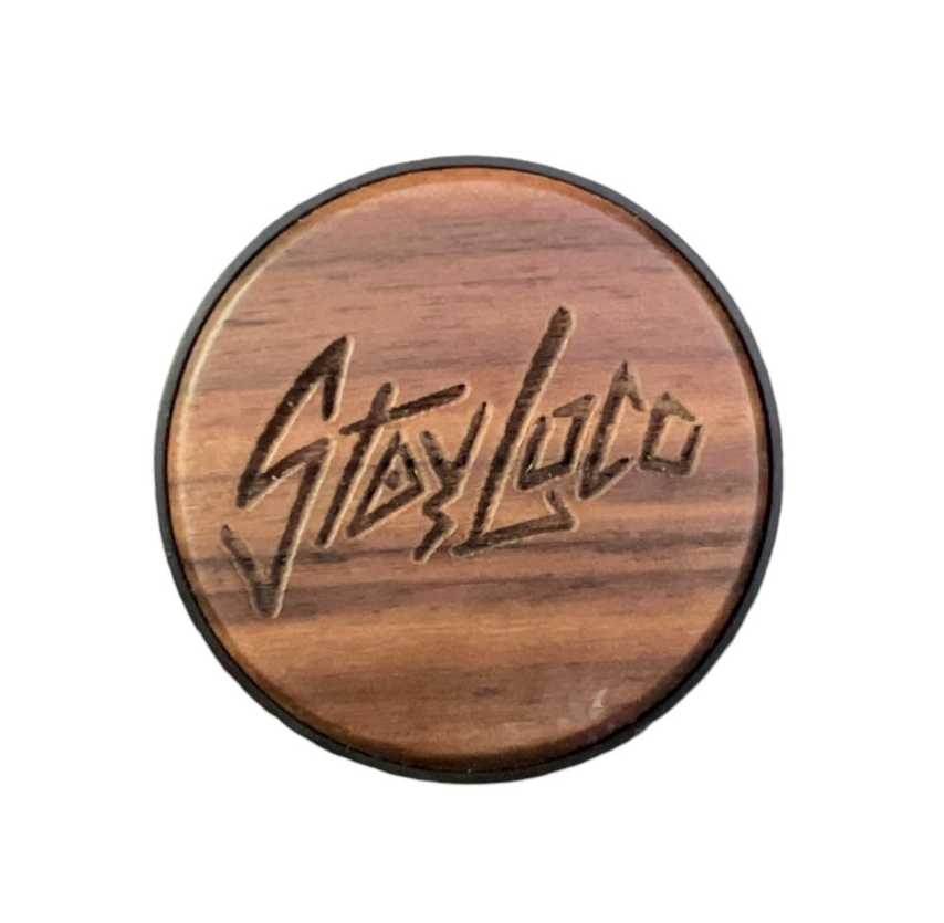 Wooden StayLoco Popsocket