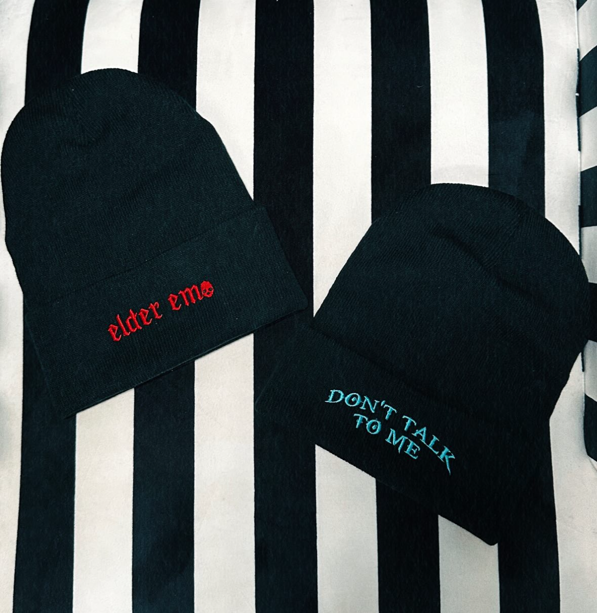 "DON’T TALK TO ME" Black Beanie