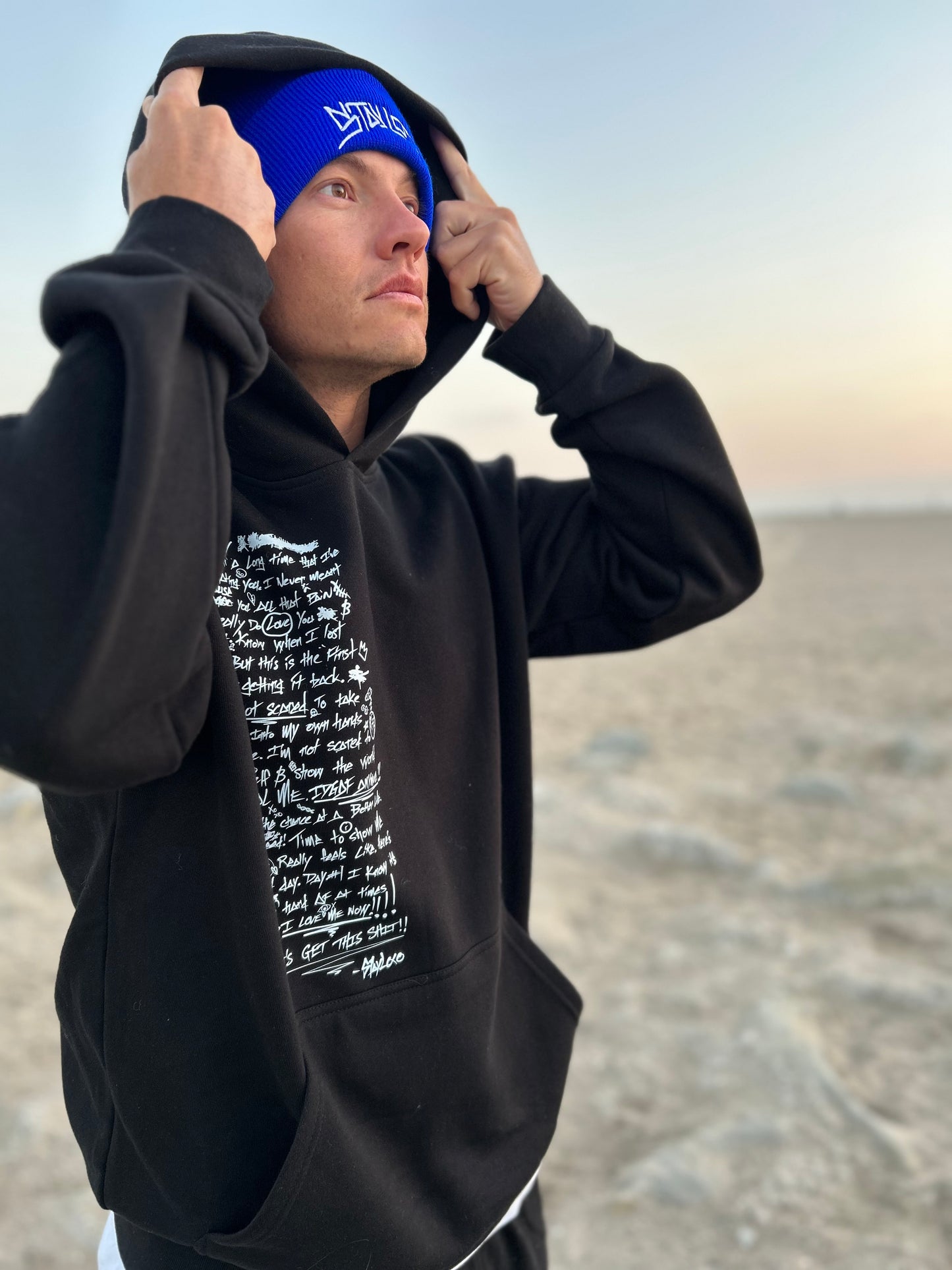 "DEAR ME" Black Hoodie
