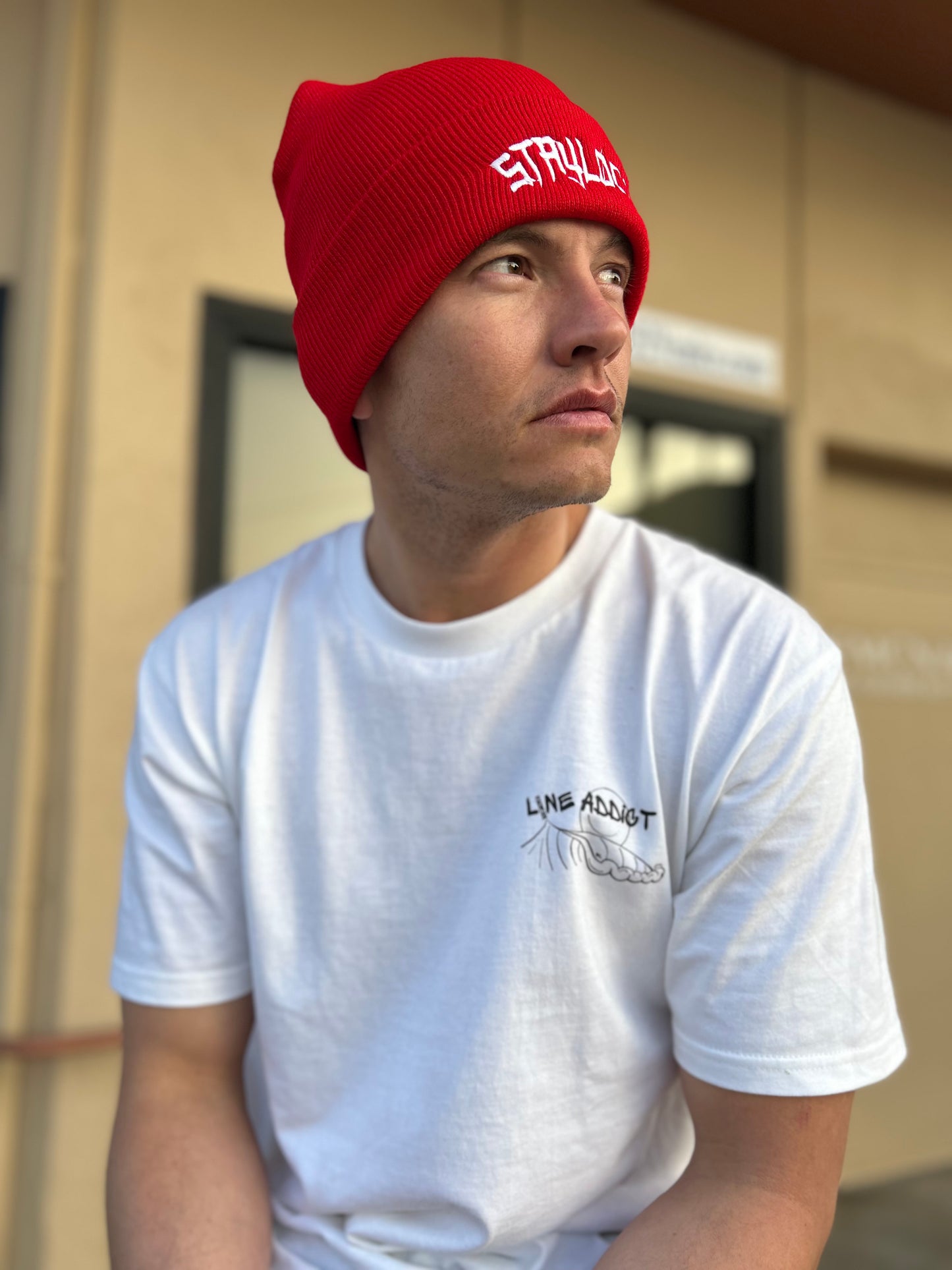 "UNAPOLOGETIC STAYLOCO" Red Beanie