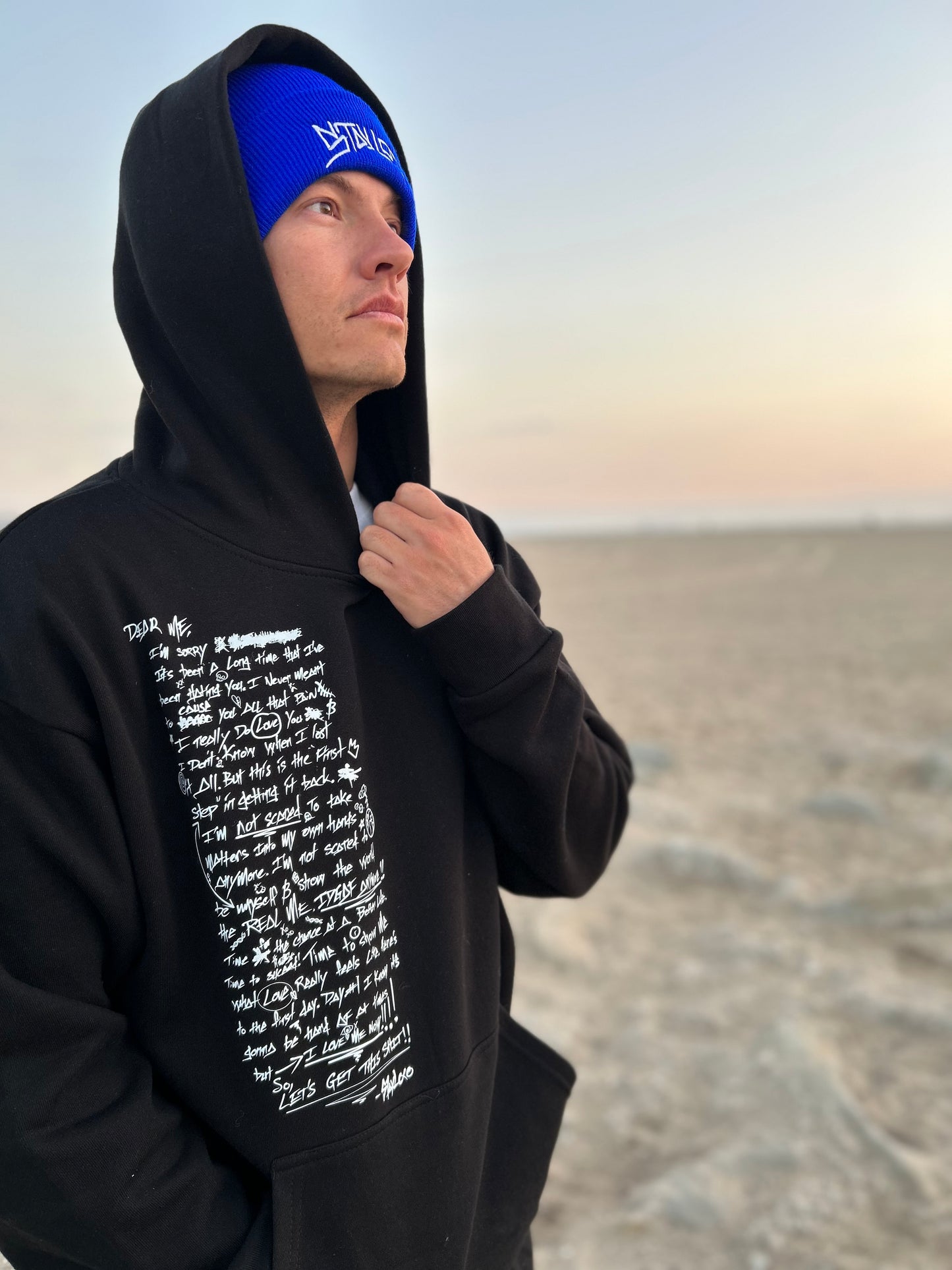 "DEAR ME" Black Hoodie