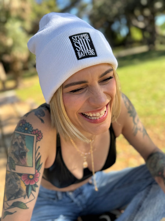 "STUPID SH!T HAPPENS" Beanie