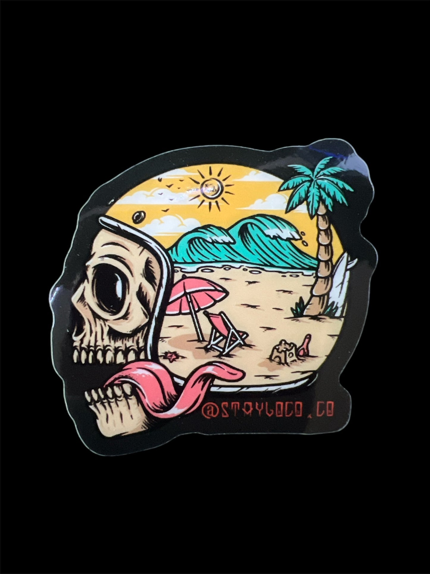 Hard Headed Helmet 2 in. Sticker