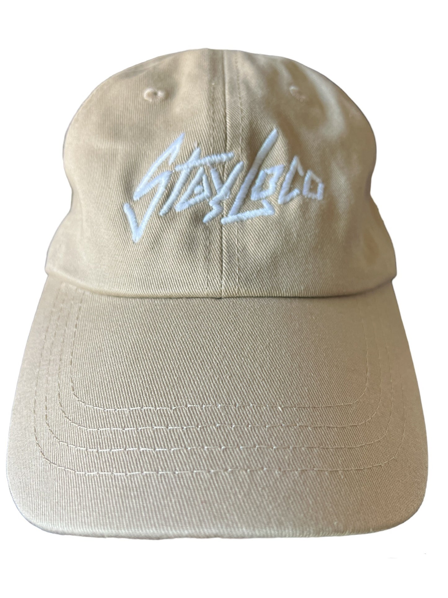 “GLOW IN THE DARK STAYLOCO” Sand Unisex Dad Cap
