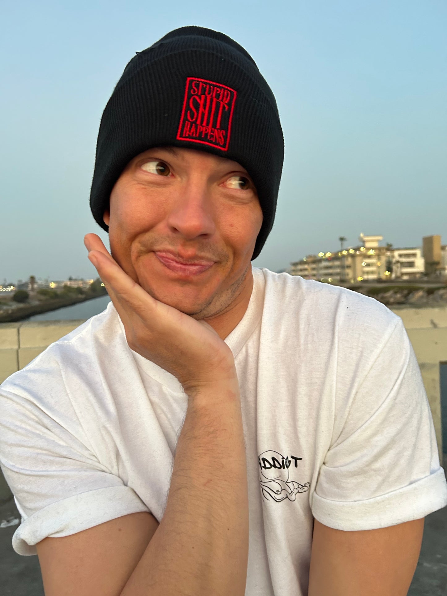 "STUPID SH!T HAPPENS" Beanie