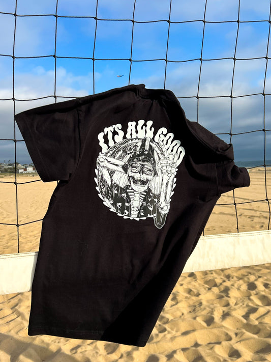"ITS ALL GOOD" Black Unisex Heavyweight Tee