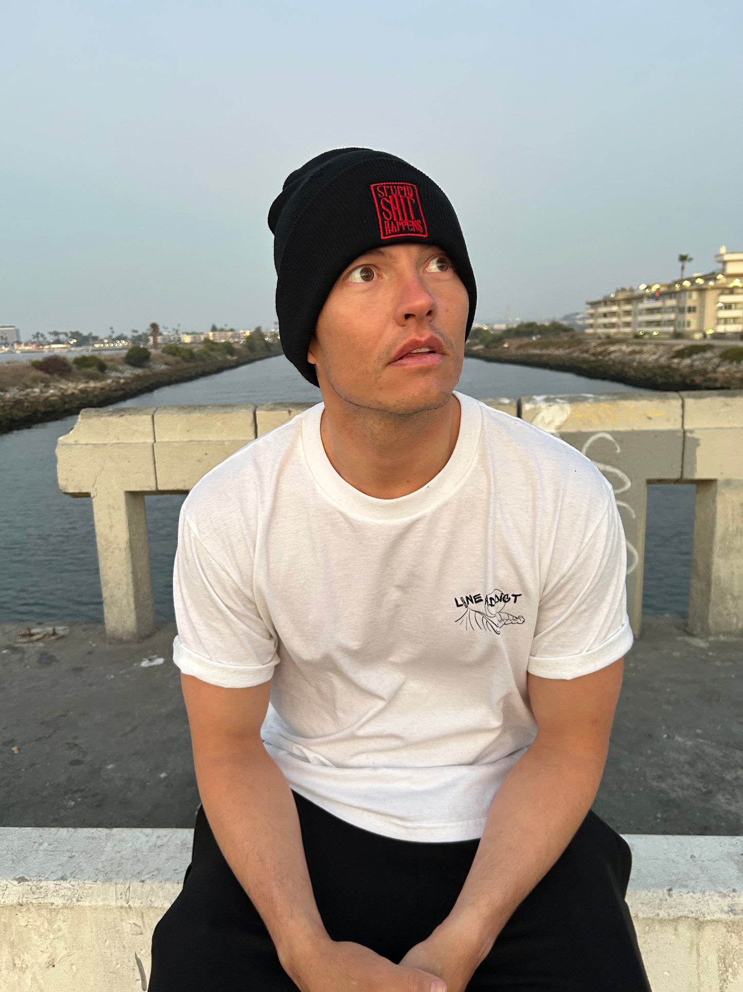"STUPID SH!T HAPPENS" Beanie