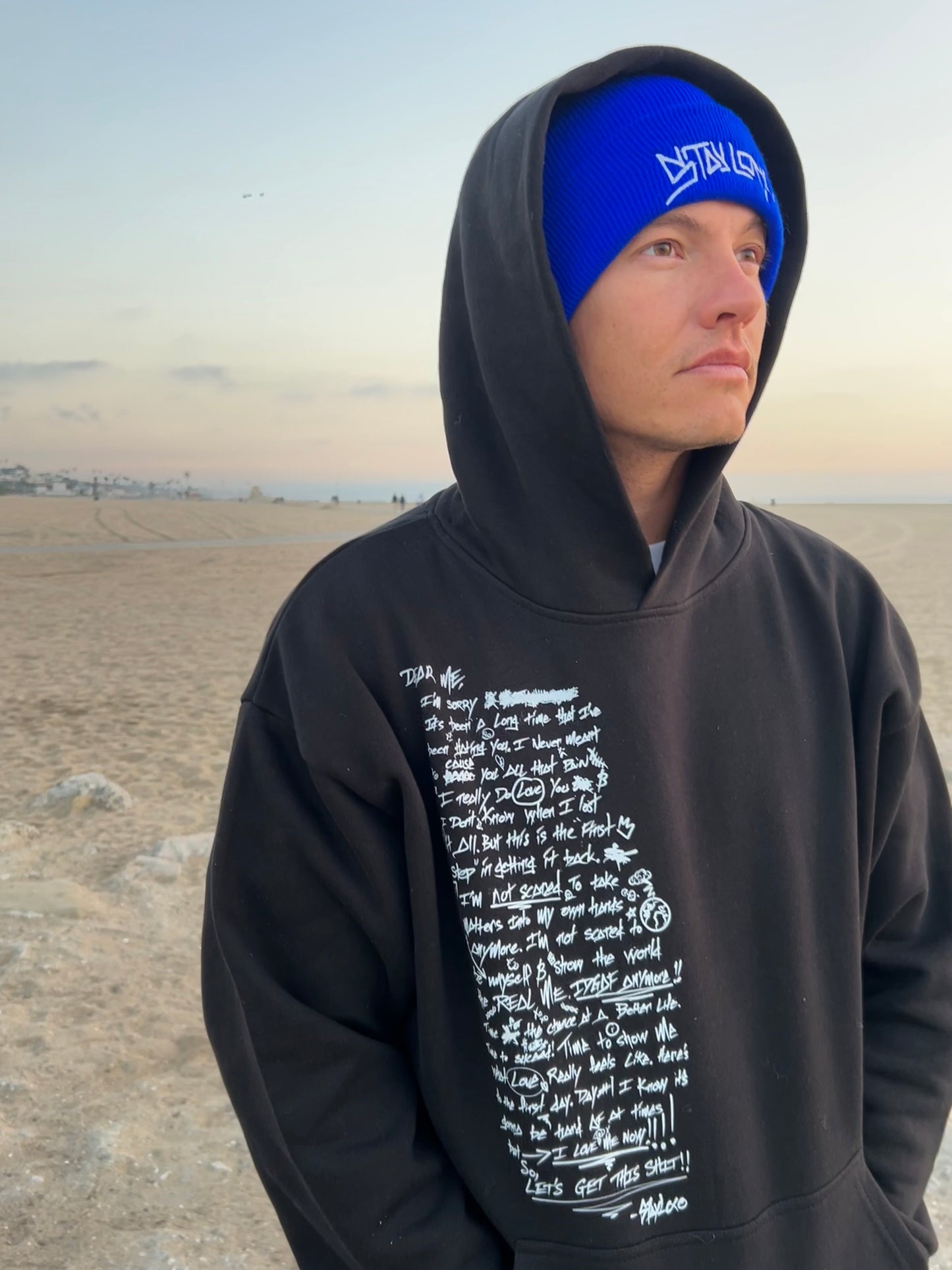 "DEAR ME" Black Hoodie