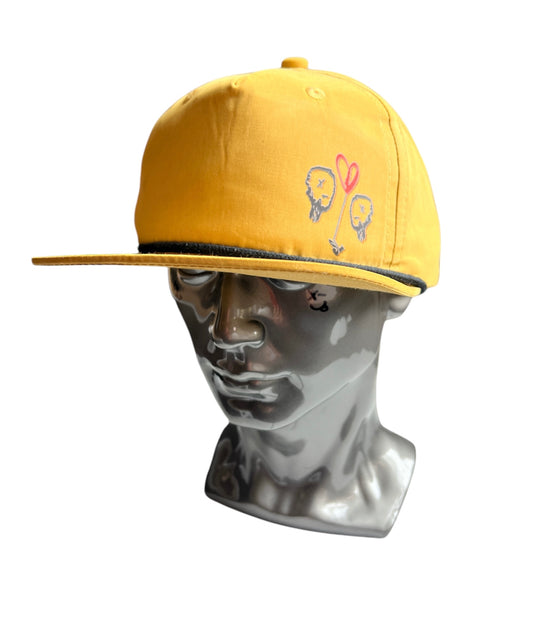 "LOVE BALLOON" Water Repellent Yellow StayLoco Flatbill