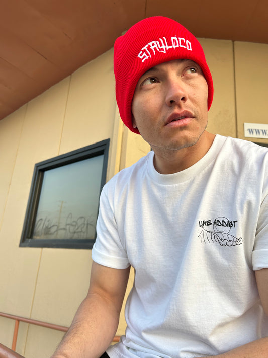 "UNAPOLOGETIC STAYLOCO" Red Beanie