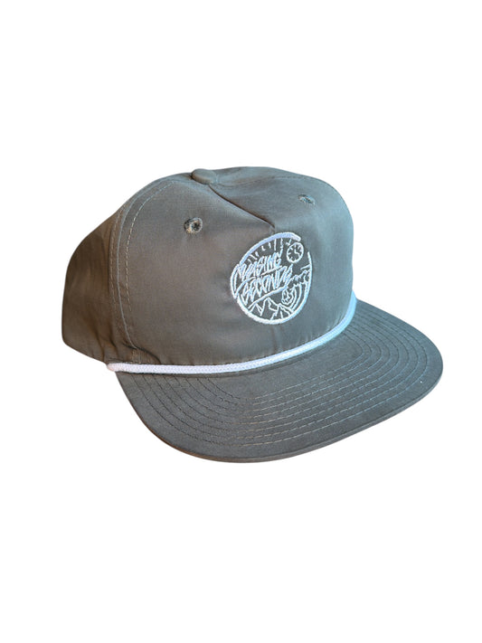 "Chasing Seconds" Water Repellent Olive Flatbill!