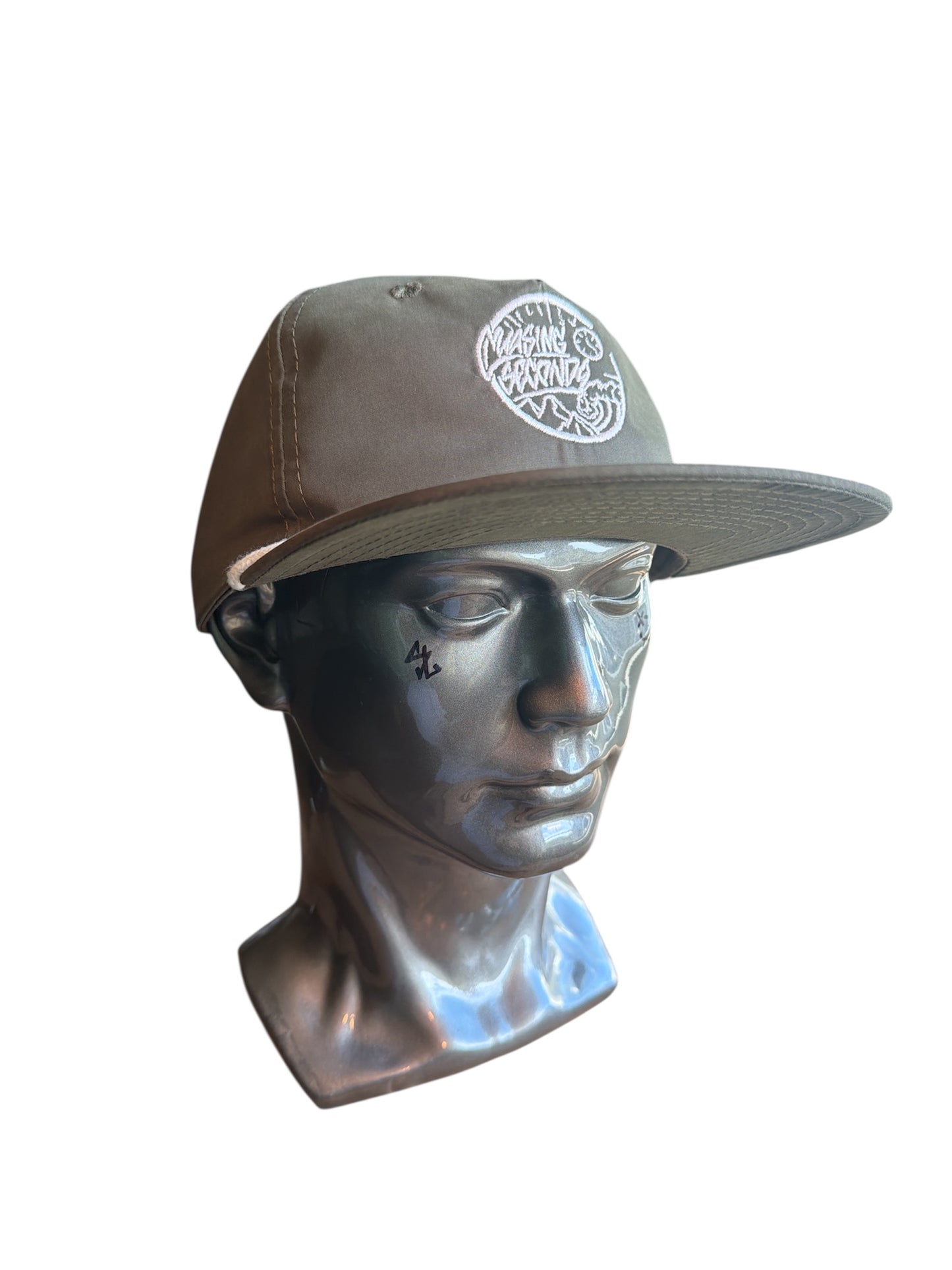 "Chasing Seconds" Water Repellent Olive Flatbill!