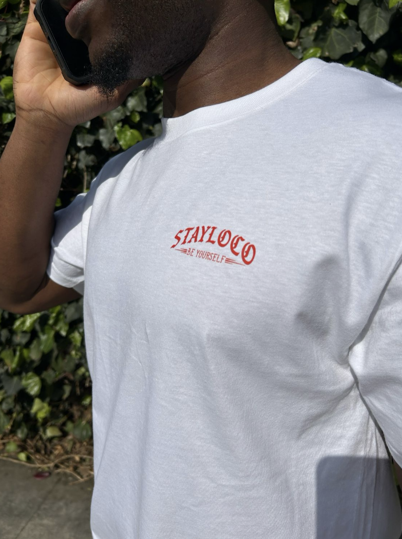 "HOME IS WHERE THE HEART IS" White Unisex Heavyweight Tee
