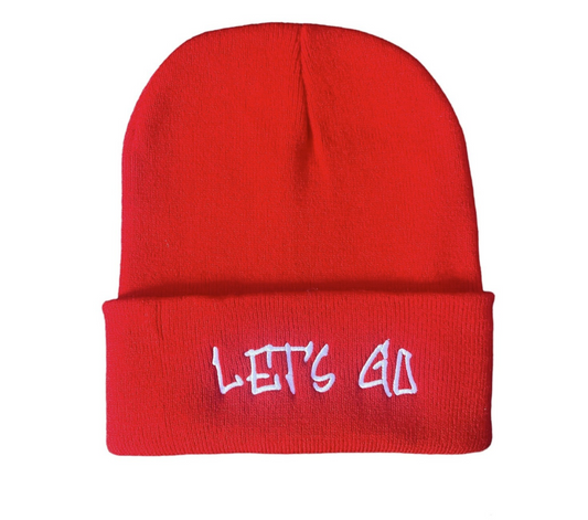 “LET’S GO...F” Special Surprise Red Beanie