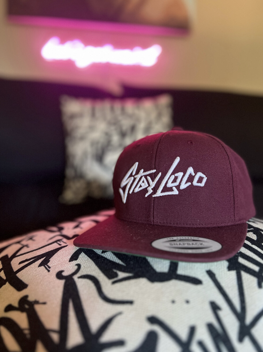 StayLoco Maroon Flatbill