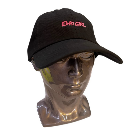 "EMO GIRL" Black Dad Cap