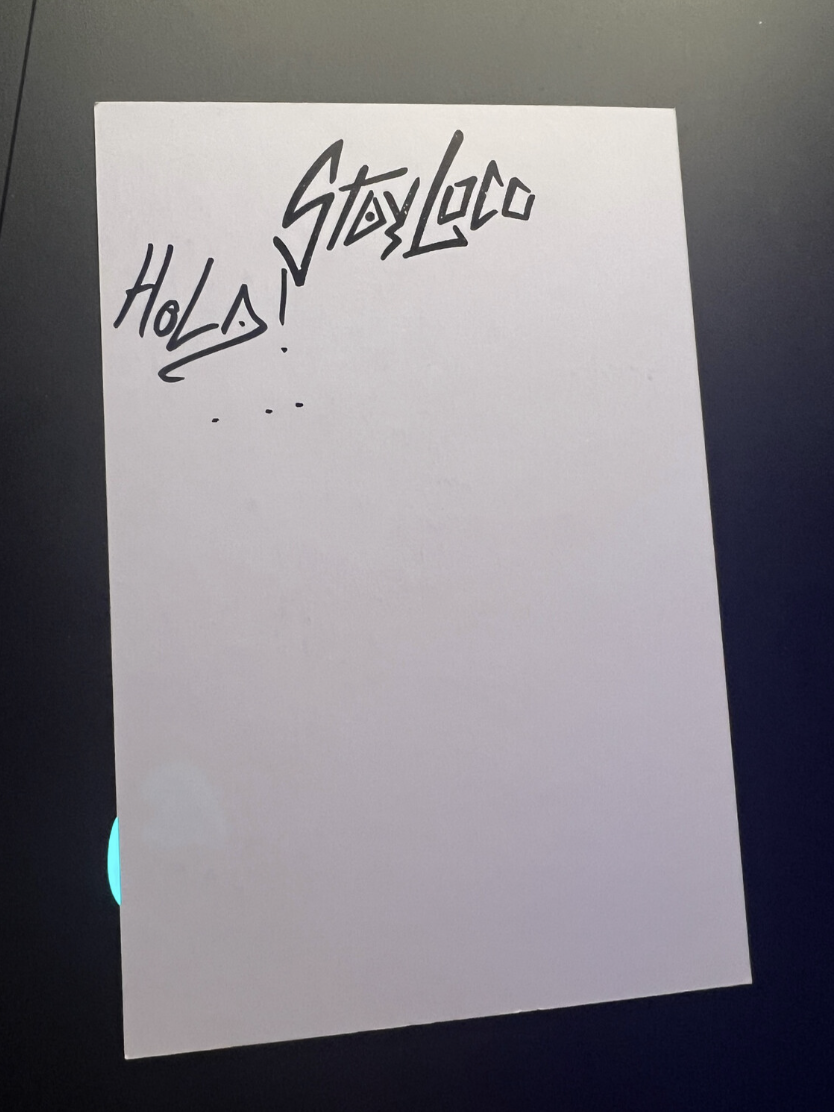 Postcard signed by Jay Starrett